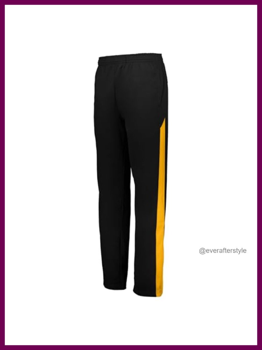 Mens Athletic Track Pants 100% Polyester Zip Leg Drawcord
